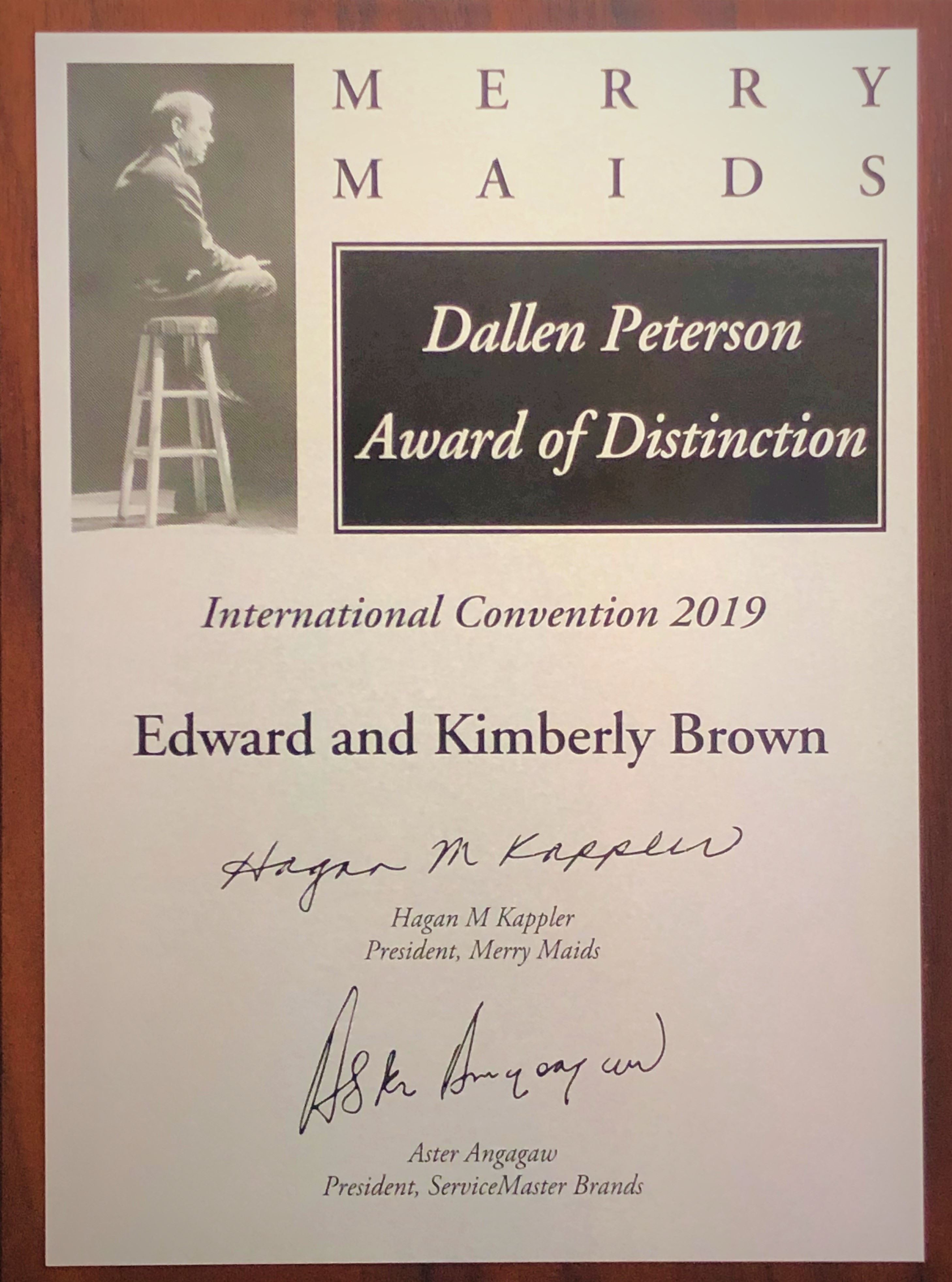 Dallen Peterson Award of Distinction