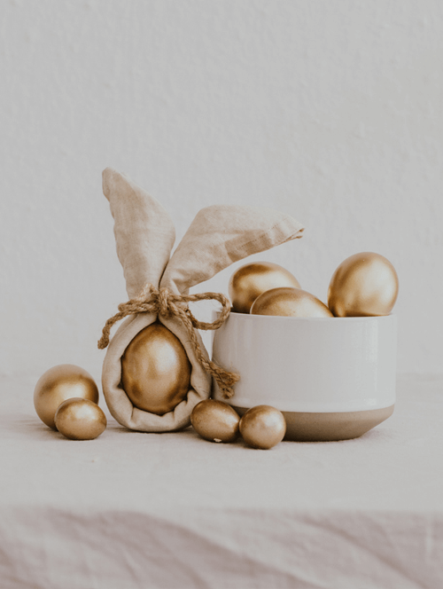 gold easter decorations