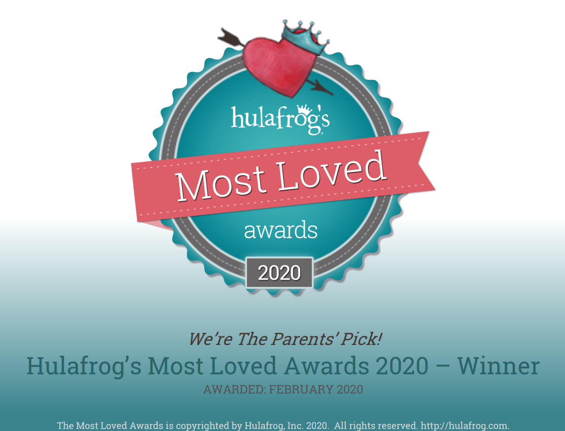Hulafrog's most Loved Award  2020