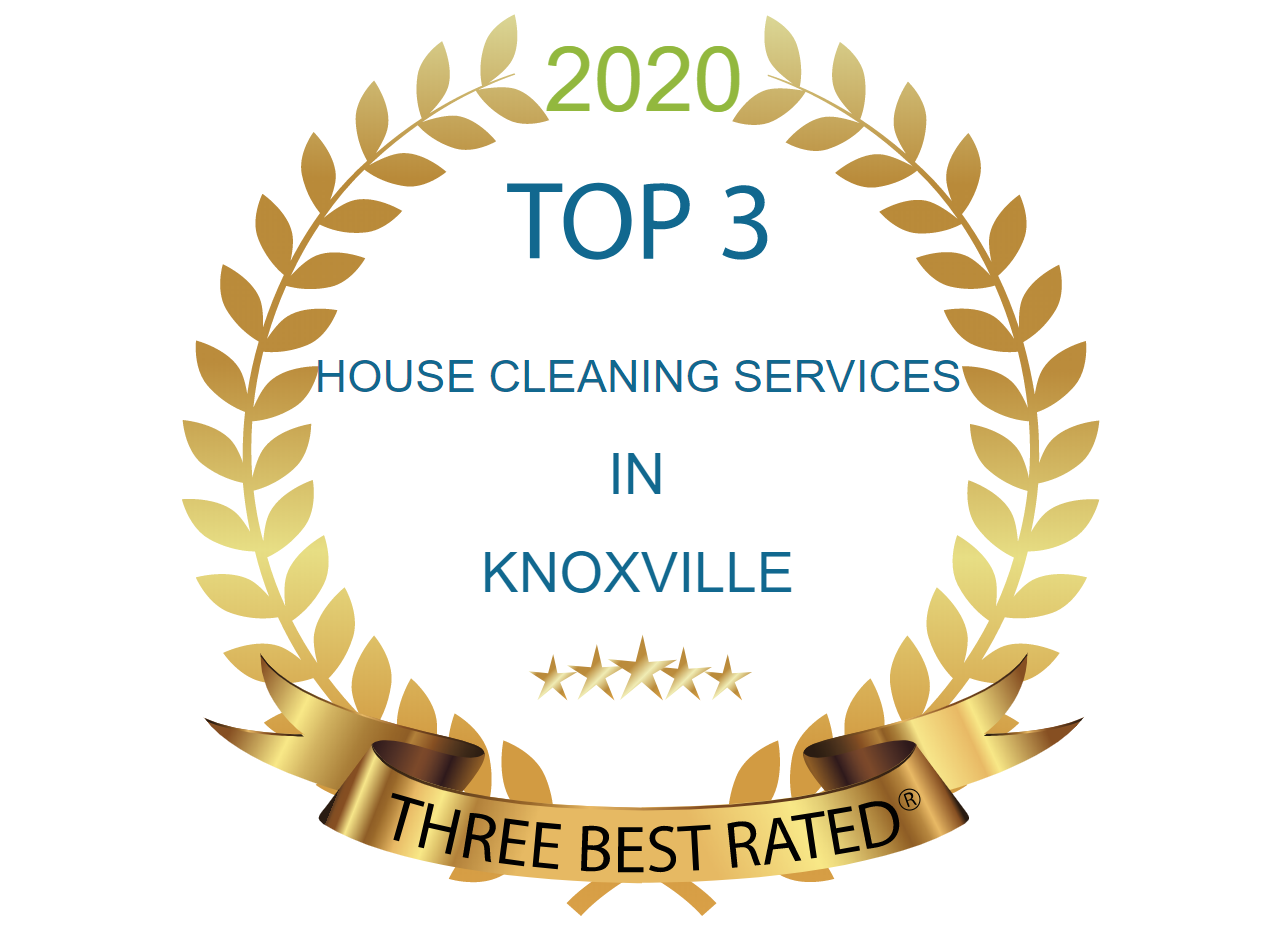 Three Best Rated Award: Top 3 House Cleaning Services in Knoxville